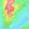 Mappa topografica Besanceuil, altitudine, rilievo