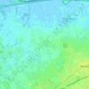 Mappa topografica Zillebeek, altitudine, rilievo