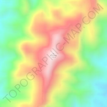 Mappa topografica Tuithang, altitudine, rilievo