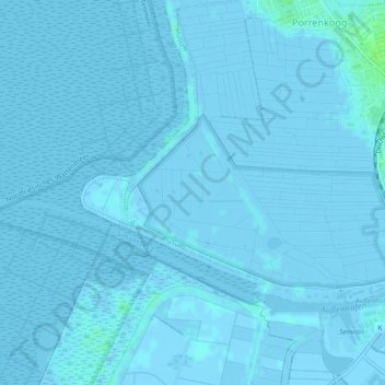 Mappa topografica Dockkoog, altitudine, rilievo