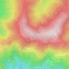 Mappa topografica Carnizza, altitudine, rilievo