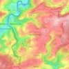 Mappa topografica Wolwelange, altitudine, rilievo