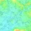 Mappa topografica La Minoterie, altitudine, rilievo