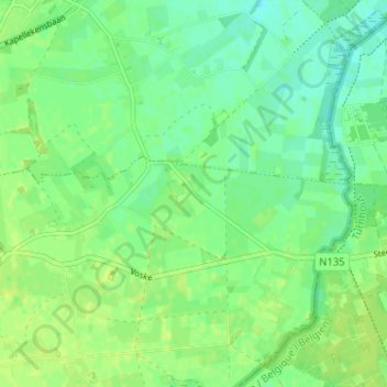 Mappa topografica Klein-Bedaf, altitudine, rilievo