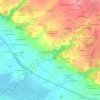 Mappa topografica La Colle, altitudine, rilievo