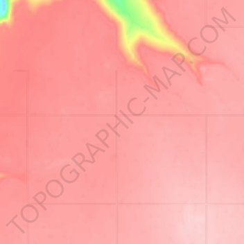 Mappa topografica Baytree Hutterite Colony, altitudine, rilievo