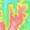 Mappa topografica Banchet, altitudine, rilievo