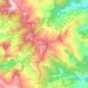 Mappa topografica Berināg, altitudine, rilievo