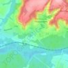 Mappa topografica Le Caquet, altitudine, rilievo