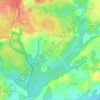 Mappa topografica Bomono, altitudine, rilievo