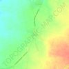 Mappa topografica Hondón, altitudine, rilievo