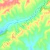 Mappa topografica Malpica de Arba, altitudine, rilievo