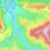 Mappa topografica Lastes, altitudine, rilievo