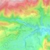 Mappa topografica Le Petit Tournon, altitudine, rilievo