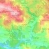 Mappa topografica Haslach, altitudine, rilievo