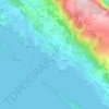 Mappa topografica Bagnoli, altitudine, rilievo