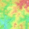 Mappa topografica Louftémont, altitudine, rilievo