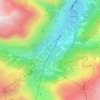 Mappa topografica Blatten, altitudine, rilievo