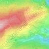 Mappa topografica "Schöner Berg", altitudine, rilievo