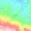 Mappa topografica Cabracancha, altitudine, rilievo