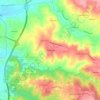 Mappa topografica São Miguel, altitudine, rilievo