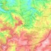 Mappa topografica Oelsnitz, altitudine, rilievo