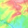 Mappa topografica Hameau Terrier, altitudine, rilievo