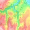 Mappa topografica Ardeyrolles, altitudine, rilievo