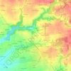Mappa topografica Loganou, altitudine, rilievo