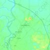 Mappa topografica Santa Marcela, altitudine, rilievo