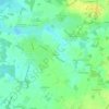 Mappa topografica Le Chêne, altitudine, rilievo