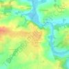 Mappa topografica La Métairie des Landes, altitudine, rilievo