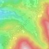 Mappa topografica Vaugelas, altitudine, rilievo