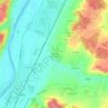 Mappa topografica Saint-Ustre, altitudine, rilievo