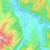 Mappa topografica Bologa, altitudine, rilievo