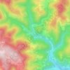 Mappa topografica La Chapelle-sous-Rochepaule, altitudine, rilievo