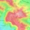 Mappa topografica La Croix-Blanche, altitudine, rilievo