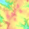 Mappa topografica Khandariya, altitudine, rilievo