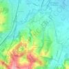 Mappa topografica Croara, altitudine, rilievo