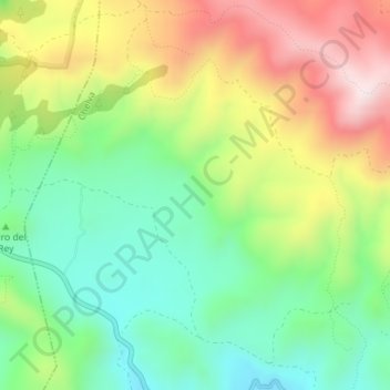 Mappa topografica Espes, altitudine, rilievo
