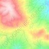 Mappa topografica Scalabrelli, altitudine, rilievo