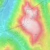 Mappa topografica Monte Piana, altitudine, rilievo