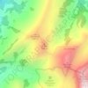 Mappa topografica Le Van, altitudine, rilievo
