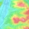 Mappa topografica Coumo-Nivert, altitudine, rilievo