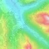 Mappa topografica La Grangette, altitudine, rilievo