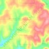 Mappa topografica Windy City, altitudine, rilievo
