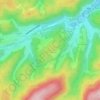 Mappa topografica Brenscheid, altitudine, rilievo