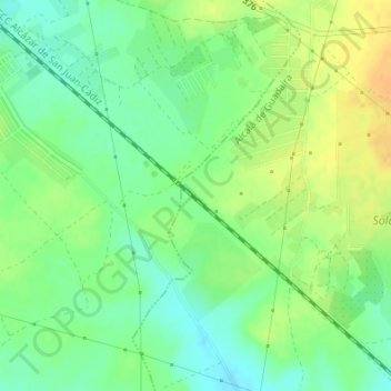 Mappa topografica Montelirio, altitudine, rilievo