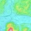 Mappa topografica Sarsan, altitudine, rilievo