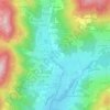 Mappa topografica Les Biolles, altitudine, rilievo